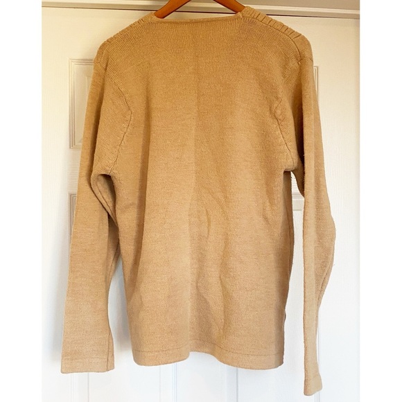 EUC Beige Ladies Button Up Cardigan in Size Large - Picture 4 of 6